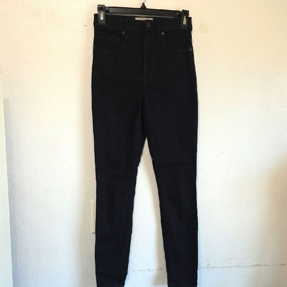 Everlane Women's Dark High‎ Rise Skinny Jeans 26 Black